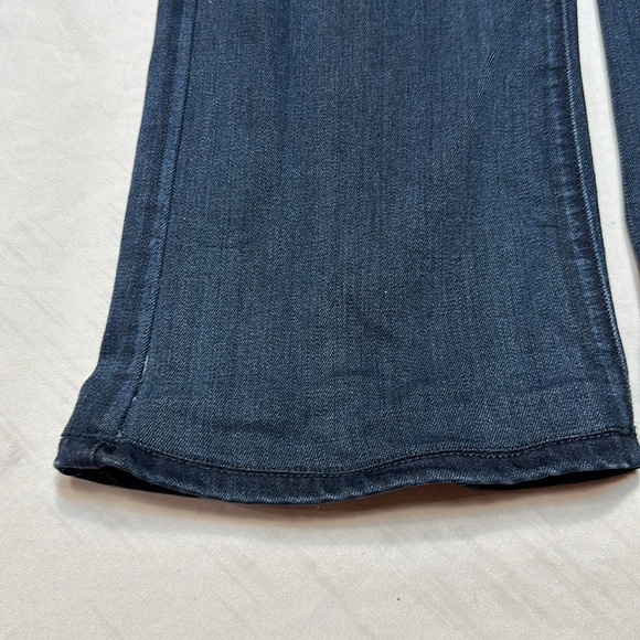 Paige Manhattan Bootcut Jeans Size 26 Clayton Dark Wash Stretch EUC - Picture 3 of 15